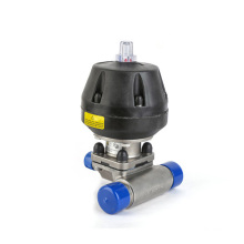 Stainless Steel Food Grade Three Way Pneumatic Diaphragm Control Valve